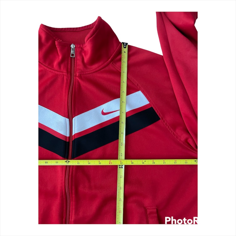 Vintage Y2L Jacket Nike Jacket Men's Size Large Red White and black Unixes - Picture 5 of 11